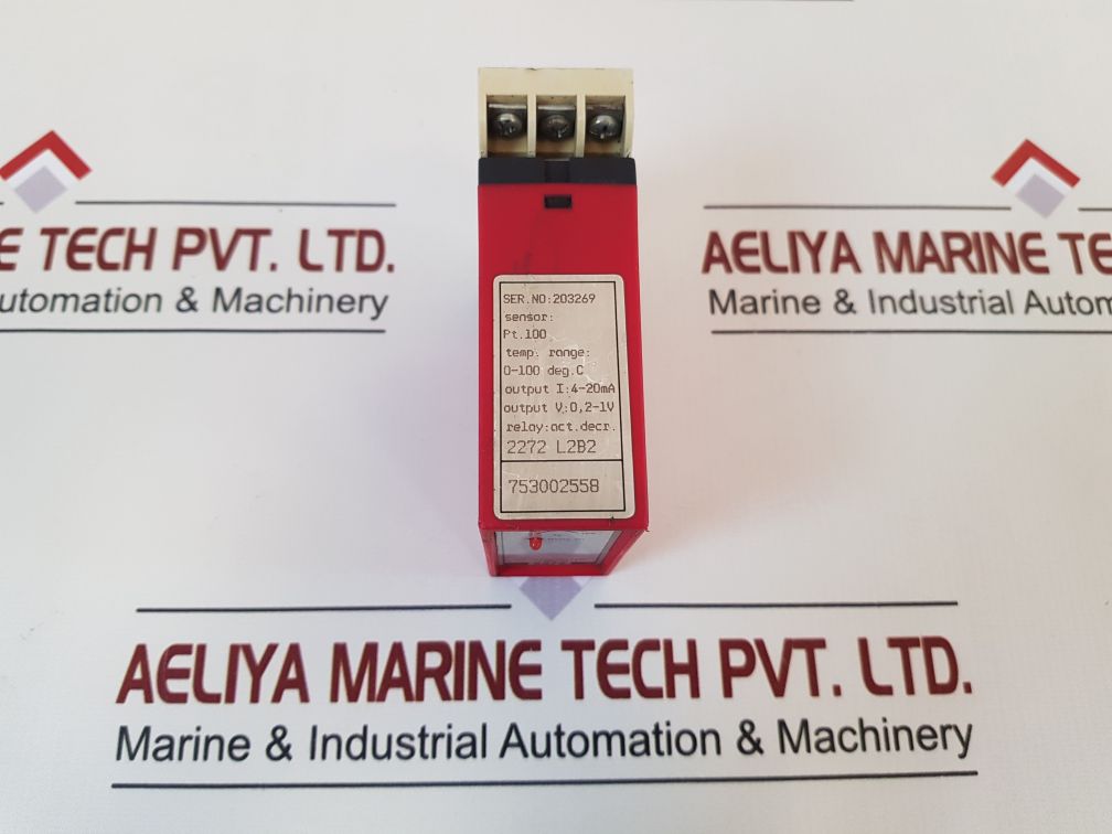 Pr Electronics 2272 R/I Transmitter Relay 4-20Ma 0,2-1V 2272 L2B2 S411 10A/400V
