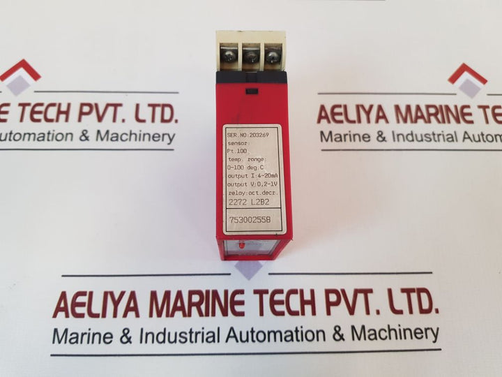 Pr Electronics 2272 R/I Transmitter Relay 4-20Ma 0,2-1V 2272 L2B2 S411 10A/400V