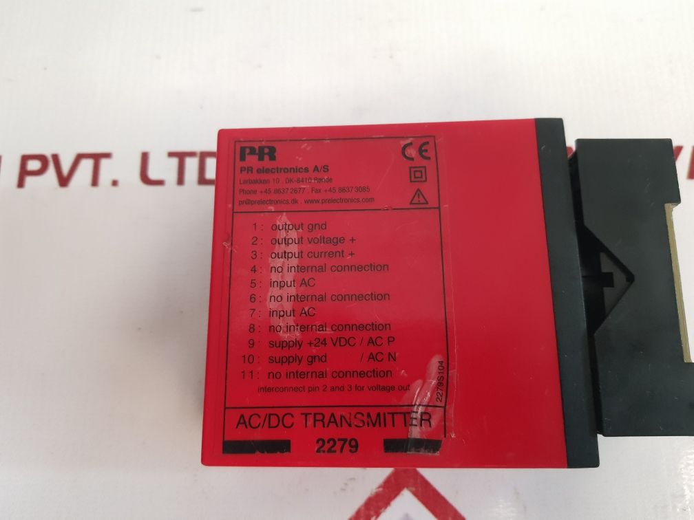 Pr electronics 2279 ac/dc transmitter 2279_d