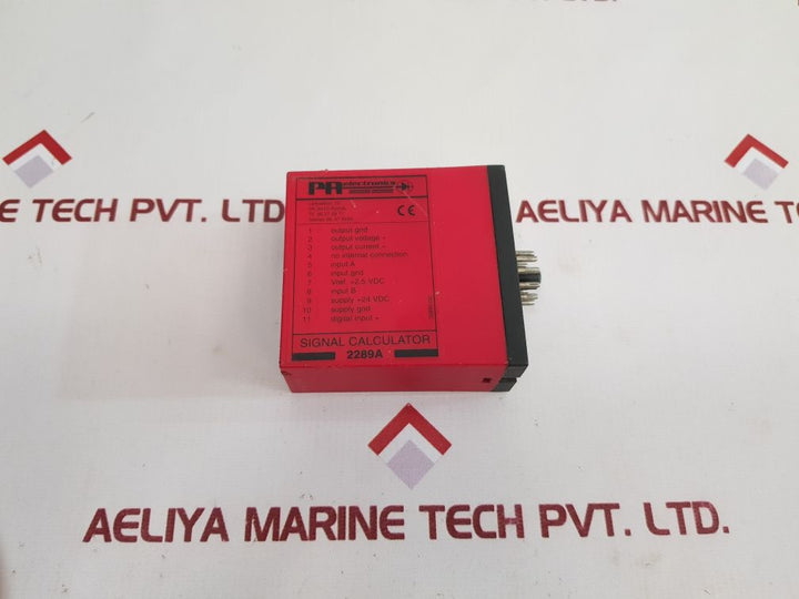 Pr electronics 2289a signal calculator 2289 an2
