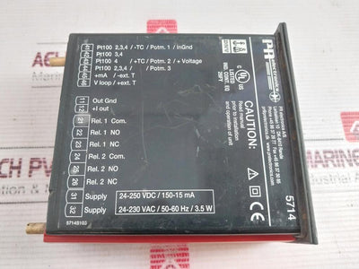Pr Electronics 5714A Display Unit 24-230Vac/50-60Hz