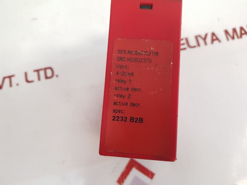 Pr Electronics 2232 Limit Switch 2232 B2B 24 Vdc
