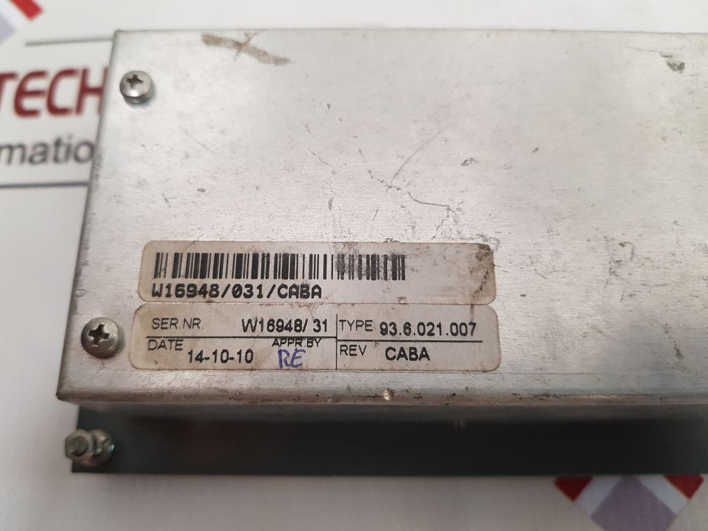 Praxis 93.6.021.007 Control Board Interface 18Key Flat Panel Mount