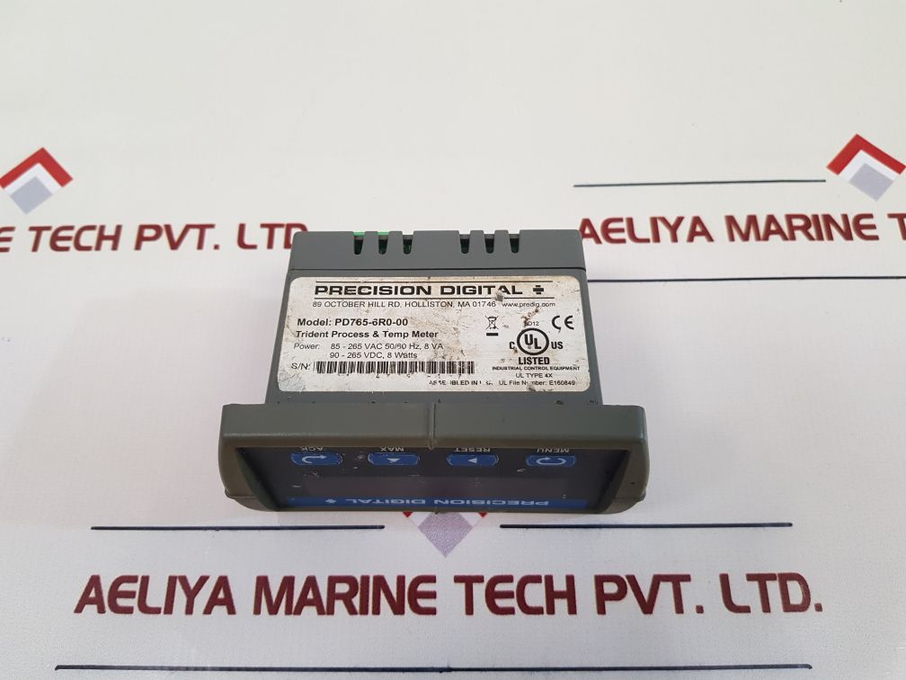 Precision Digital Pd765-6R0-00 Trident Process & Temp Meter Used - Aeliya Marine Tech
