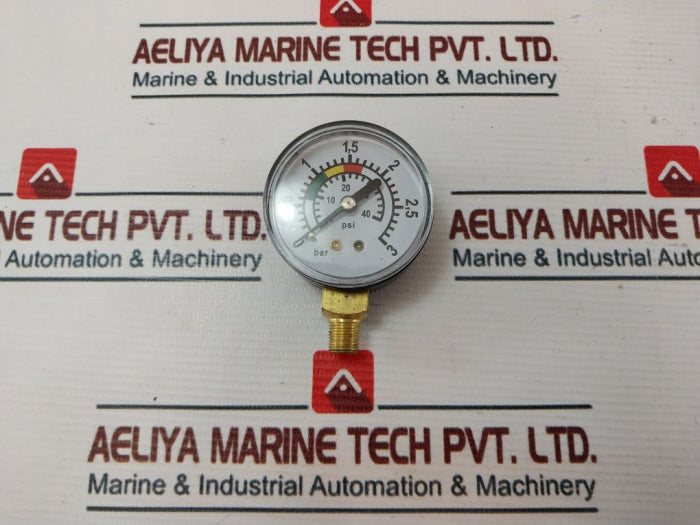 Pressure Gauges 0-3 Bar 0-40 Psi