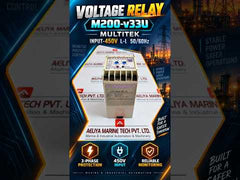 Voltage Relay M200-v33U Multitek Input-450V L-l 50/60Hz