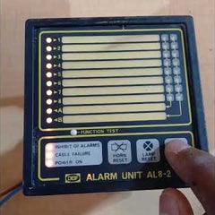 Deif Al8-2 Alarm Unit 2033050002 1043050060A 12-48Vdc