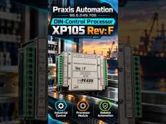 Praxis Automation 98.6.049.706 Din-control Processor Xp105 Rev: F
