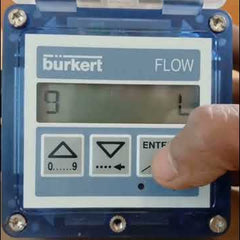 Burkert 8045-fpm Flow Short Transmitter Pvdf, 18-36v, 4-20ma