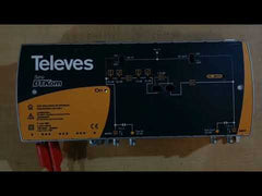 Televes 5338 High-power Broadband Amplifier Dtkom 11006114 196-264V 50/60Hz 16W