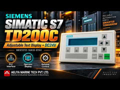 Siemens Simatic S7 6Es7272-1Aa10-0Ya1-200 Td200C Adjustable Text Display Dc24V