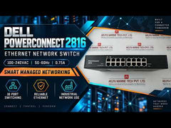 Dell Powerconnect 2816 Ethernet Network Switch 100-240Vac 50-60Hz 0.75A