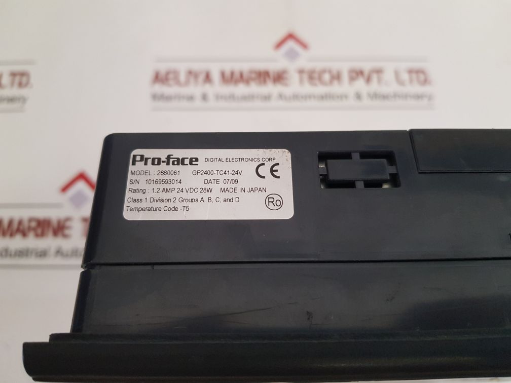 Pro-face 2880061 Operator Interface Panel Gp2400-tc41-24V used
