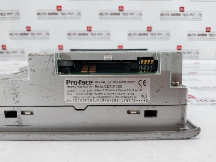 Pro-face 2980070-03 Power Supply Unit 0.92A 24Vdc Gp2301-sc41-24V