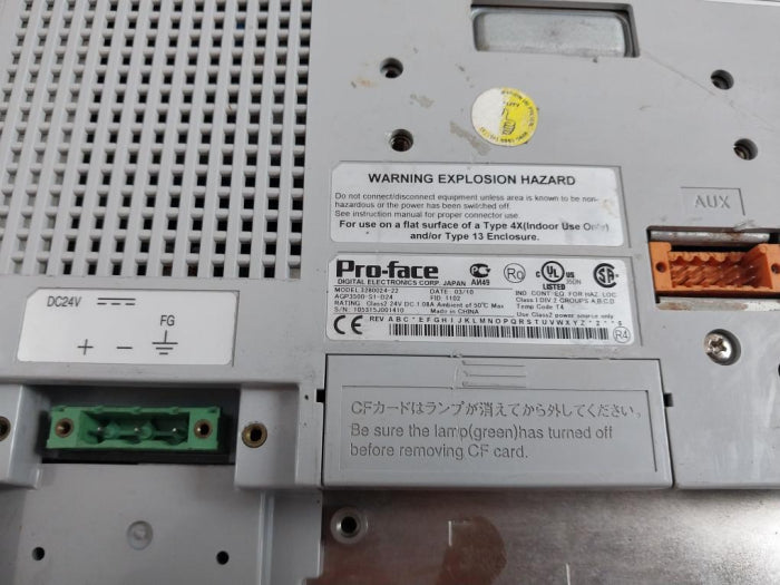 Pro-face 3280024-22 Series Display Class 2 24Vdc 1.08A