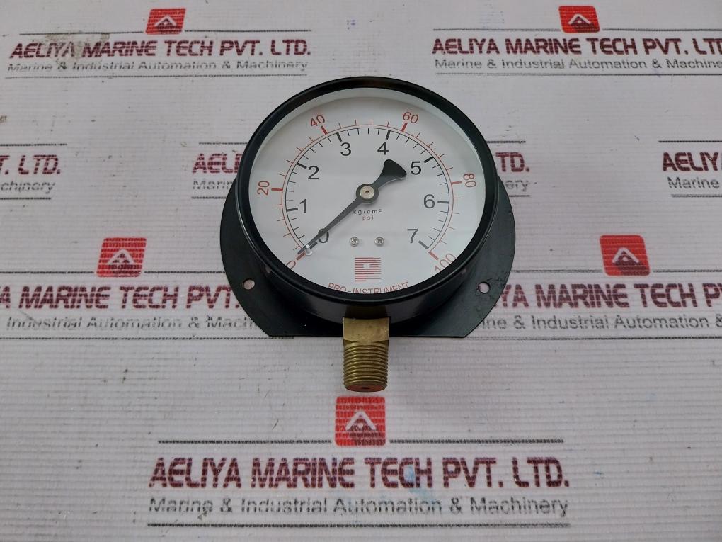 Pro-instruments 0-7 Kg/Cm2 Pressure Gauge 0-100 Psi