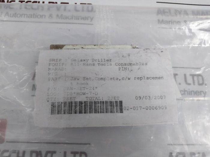 Proto 24Inch Pipe Wrench Hook, Heel Jaw Pin And Nut Set