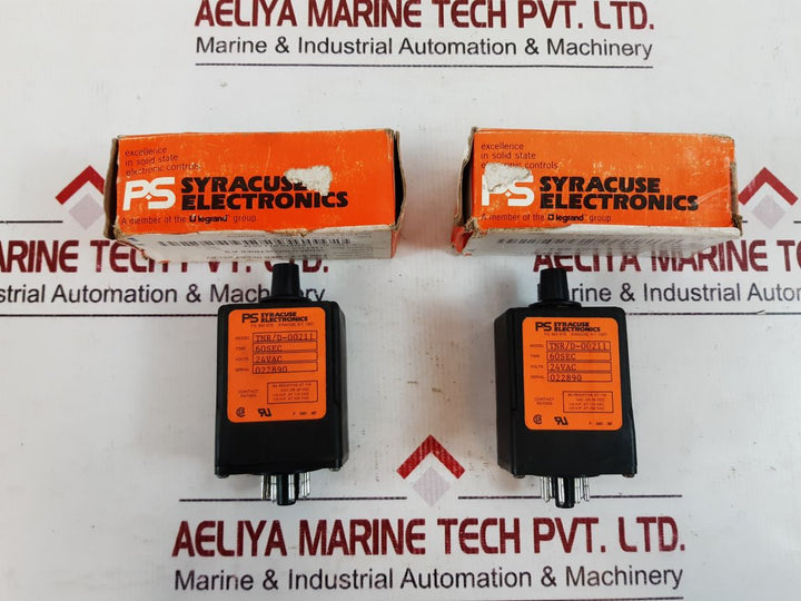 Ps Syracuse Electronics Tnr/D-00211 Timer Delay Relay