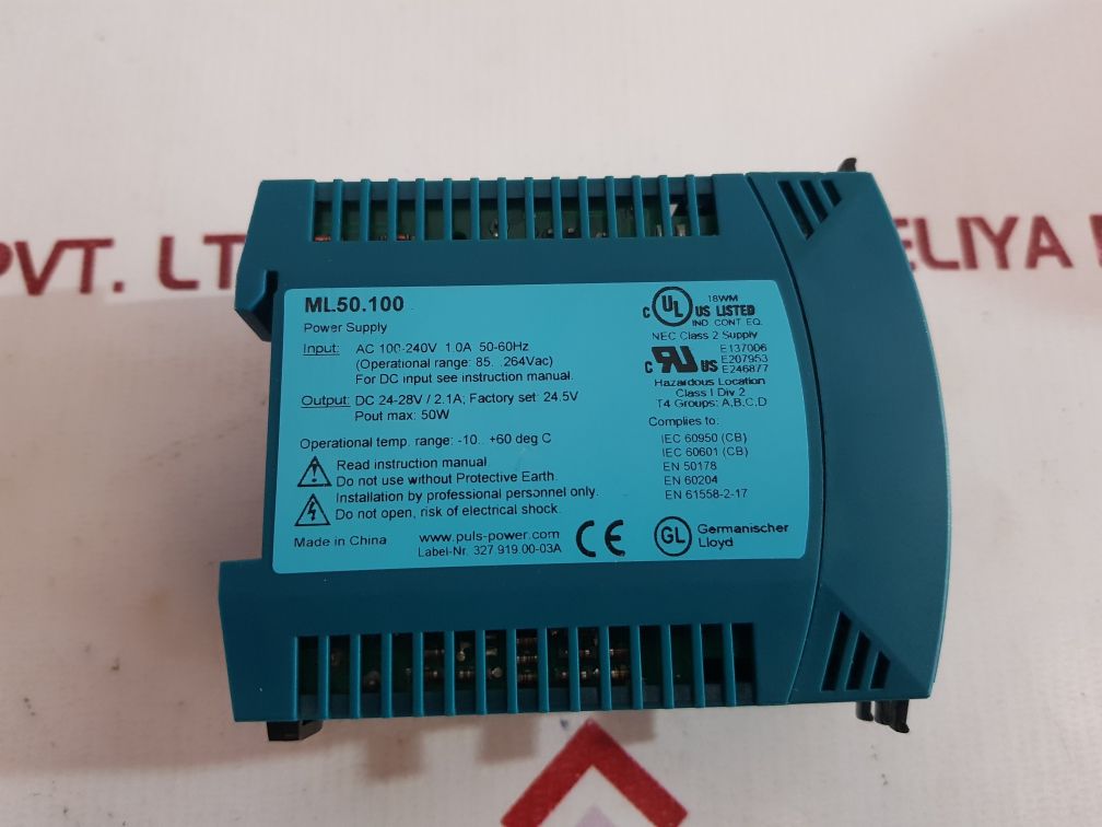 Puls Ml50.100 Power Supply 50W