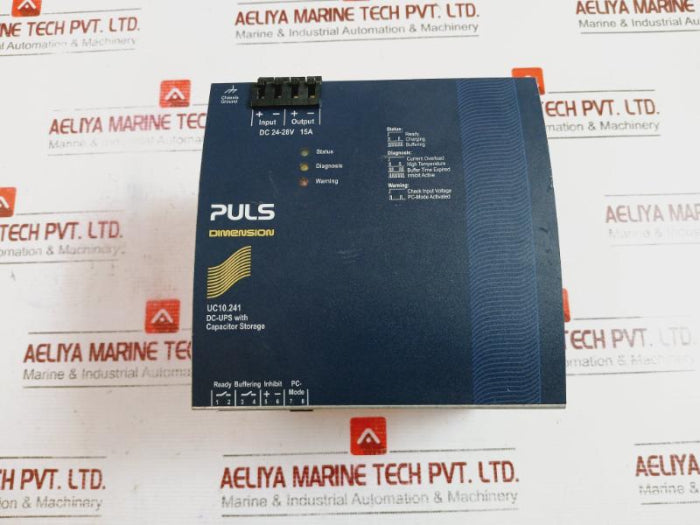 Puls Uc10.241 Power Supply Dc-ups With Capacitor Storage 24V,15A