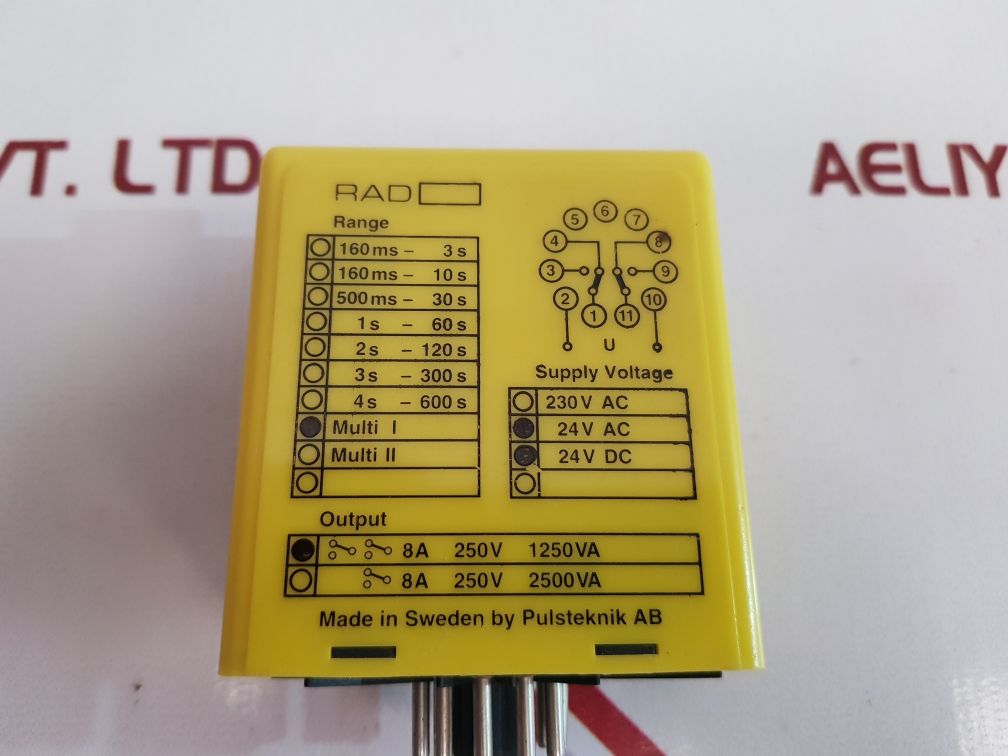 Pulsteknik R-System Rad on Delay Timer