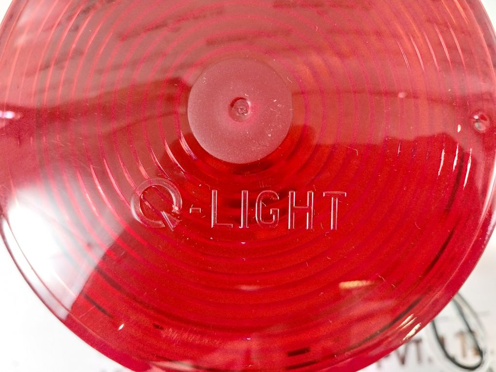 Qlight S125L Red Led Steady/Flashing Signal Light Ac220V 0.030A
