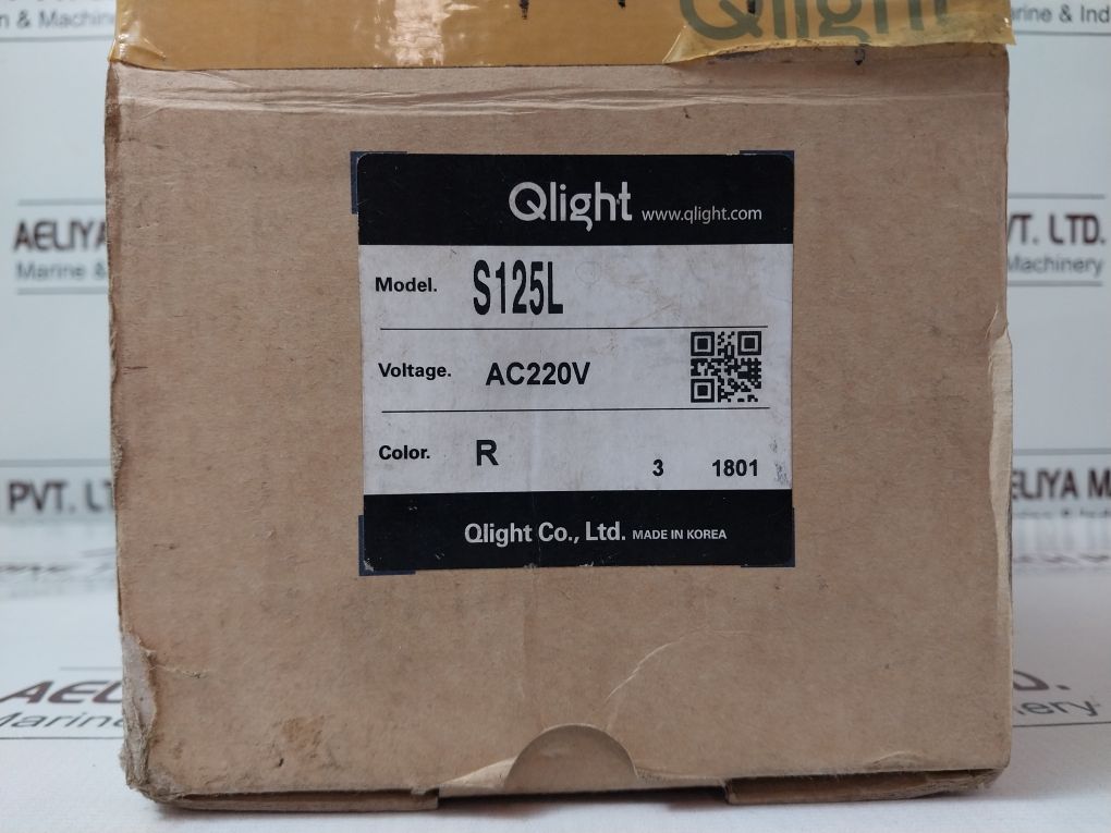 Qlight S125L Red Led Steady/Flashing Signal Light Ac220V 0.030A