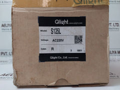 Qlight S125L Red Led Steady/Flashing Signal Light Ac220V 0.030A
