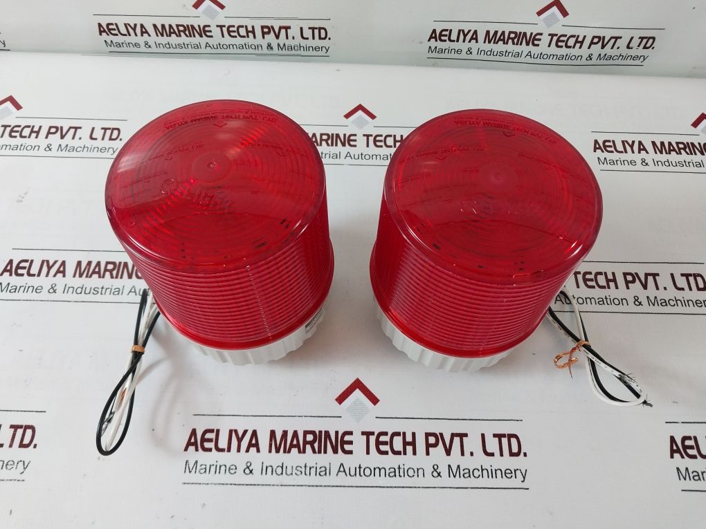 Qlight S125L Red Led Steady/Flashing Signal Light Ac220V 0.030A