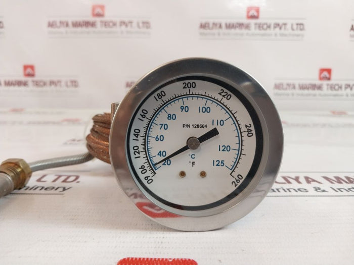 Quincy 128664-3 Temperature Gauge Assembly QSI 1500