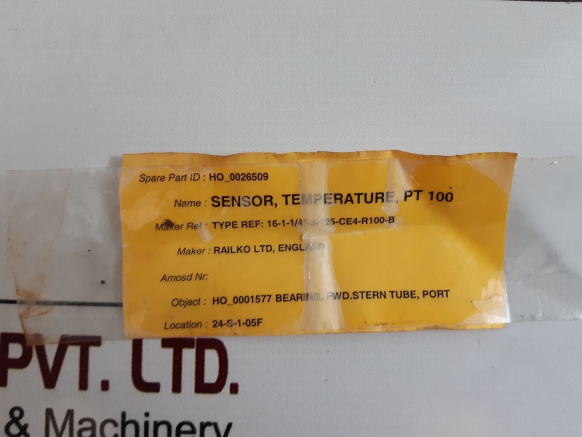 Railko Pt 100 Temperature Sensor