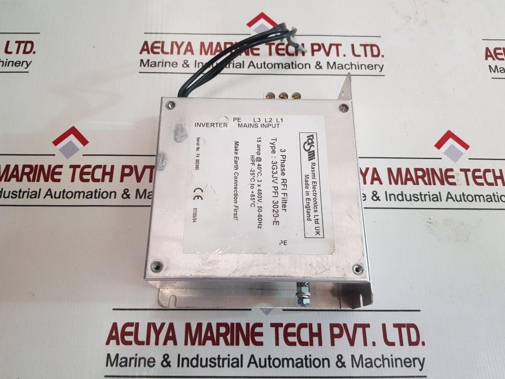 Rasmi Electronics 3G3Jv Pfi 3020-e 3 Phase Rfi Filter