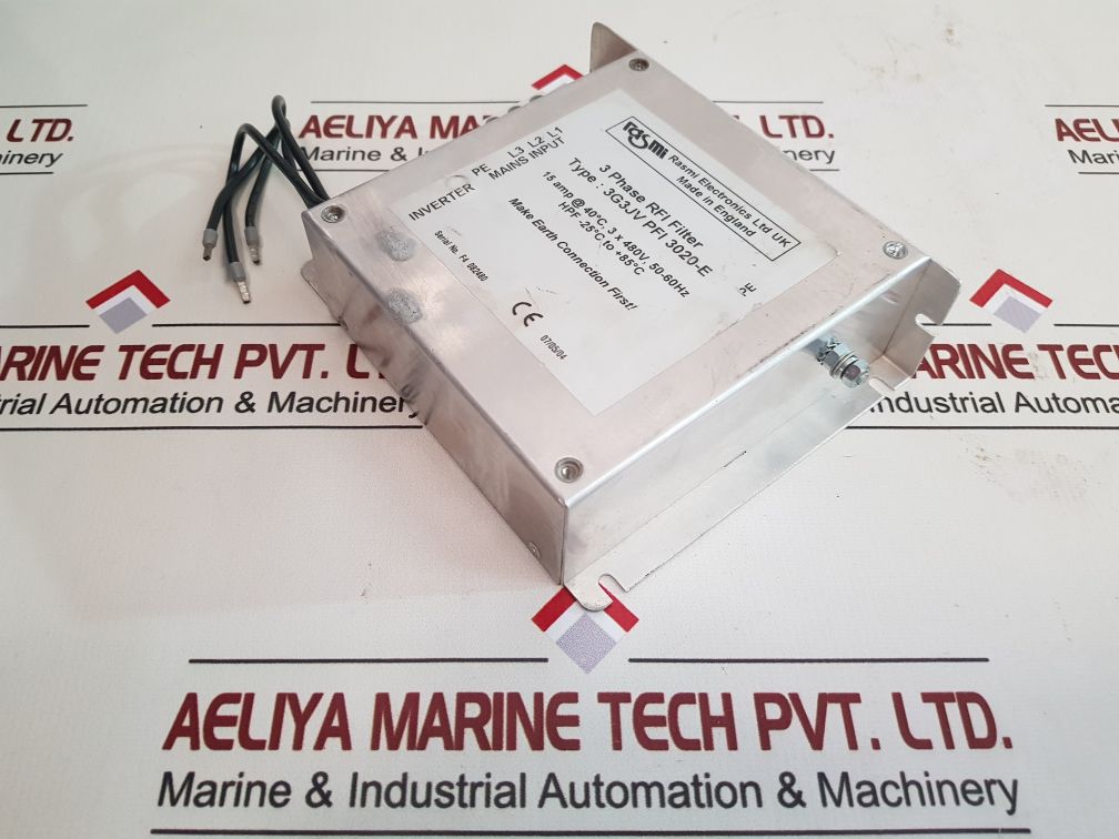 Rasmi Electronics 3G3Jv Pfi 3020-e 3 Phase Rfi Filter
