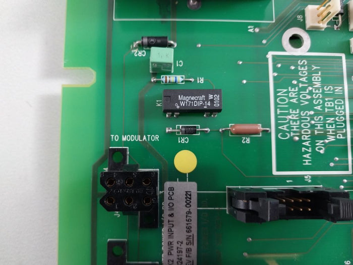 Raytheon G624198-1 Rev-d Mtr Power I/O Board G624197-2Et
