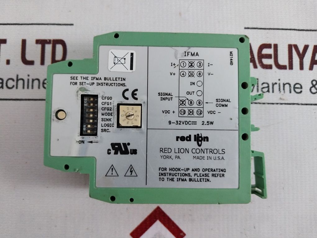 Red Lion Ifma0035 Din-rail Frequency To Analog Converter