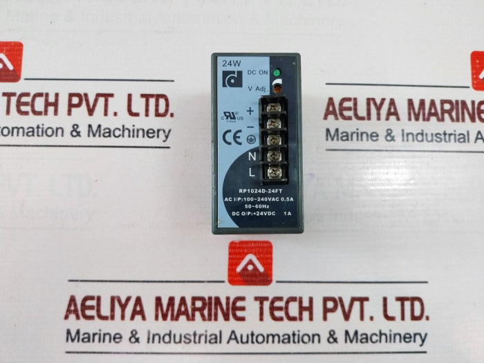 Reignpower Rp1024d-24ft Din Rail Power Supply 100-240Vac 24w