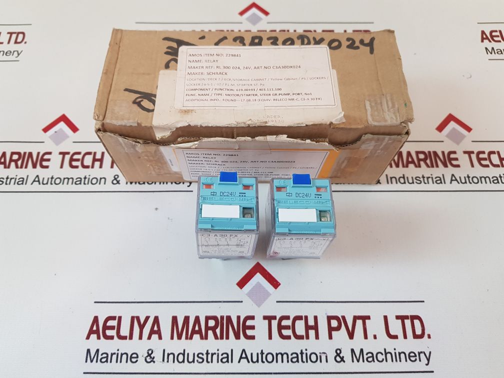 Releco C3-a 30 Fx/...V Relay Dc24V Mrc