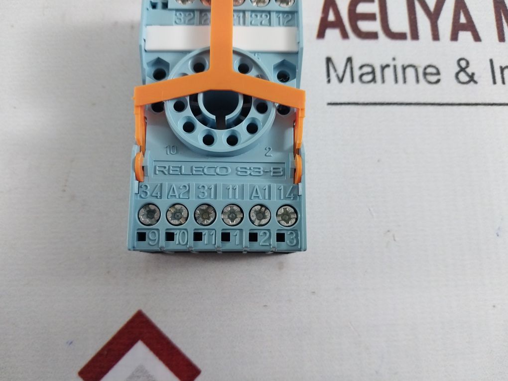 Lot Of 4X Releco S3-B Relay Socket Base , 10a/380v~