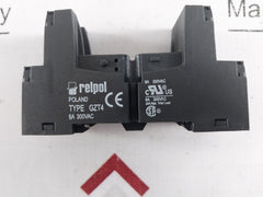 Lot of 7X Relpol GZT4 Relay Socket 6A 300Vac