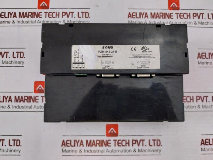 Renu Electronics Pzm-545-24-b Human Machine Interface Touch Screen H/W Rev:A16 24 Vdc