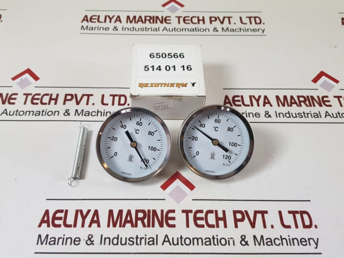 Set of 2X Rexotherm kl 2.0 thermometer 0 to 120C