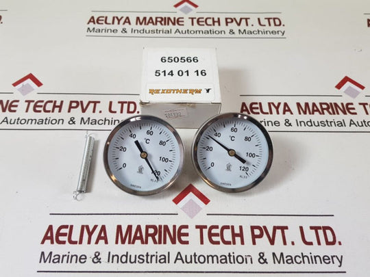 Set of 2X Rexotherm kl 2.0 thermometer 0 to 120C