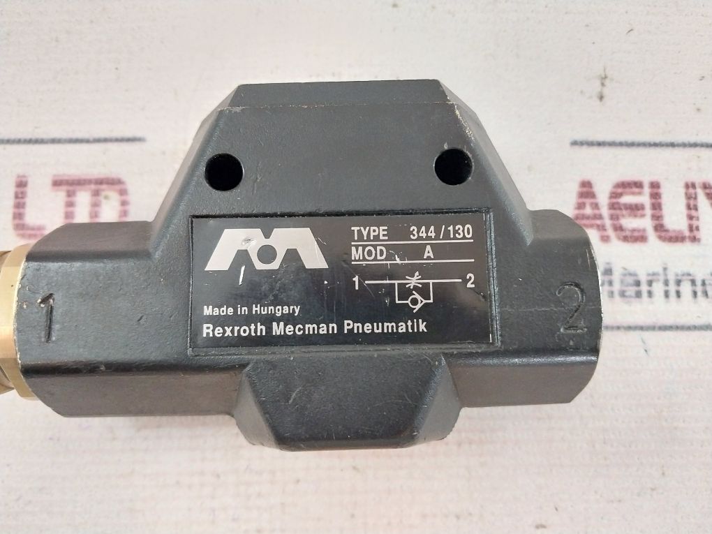 Rexroth 344/130 Check-Choke Valve 631.10.03.049