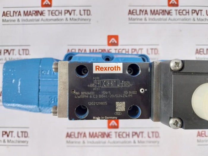 Rexroth 4Wrl 16Wz180S-30/G24Z4/M Directional Control Valve 0811404033