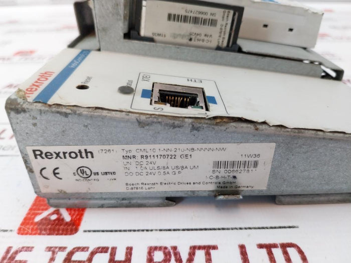 Rexroth Cml10.1-nn-210-nb-nnnn-nw Indracontrol L10 Dc 24V 1.05021.03.360