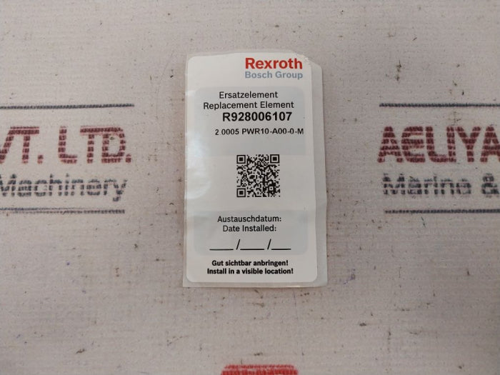 Rexroth Pwr10-a00-0-m Replacement Filter Element R928006107