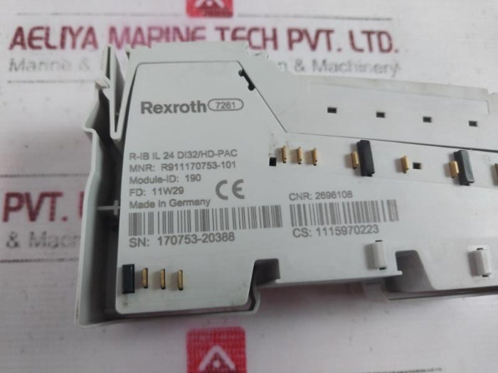 Rexroth R-ib Il 24 Di32/Hd-pac R911170753-101 Interface Module