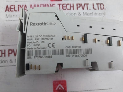 Rexroth R-ib Il 24 Do 32/Hd-pac R911170768-101 Interface Module