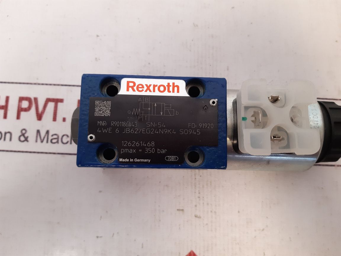 Rexroth R901186443 Hydraulic Valve