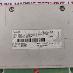 Rexroth Rma02.2-32-dc024-050 Digital Output Module Dc24v Rev A04 0.5a